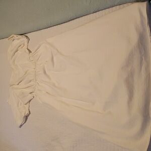 Free People White cotton maxi dress